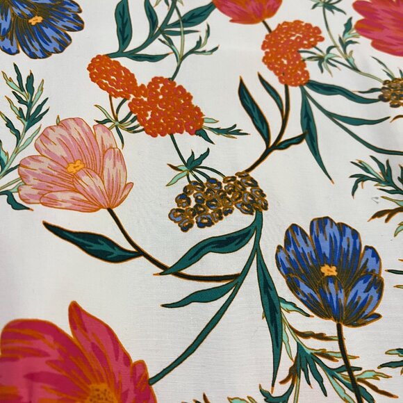 Kate Spade Floral Blossom Print Cotton Dress Size 2 - Picture 15 of 16